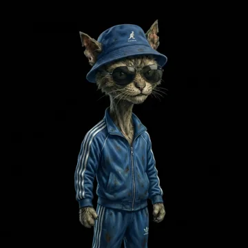 Pauly 4 Paws in his original character artwork